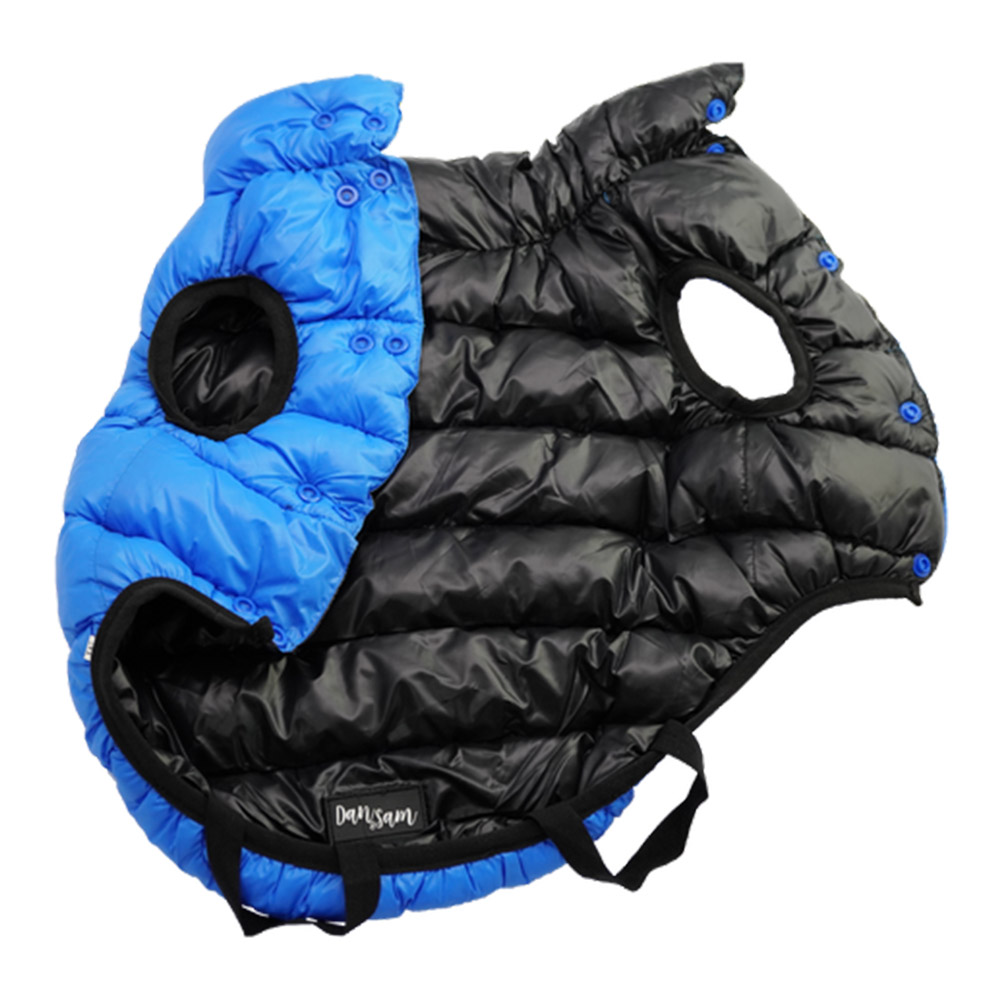 Dan & Sam Reversible Puffer Dog Jacket for Dog Supplies