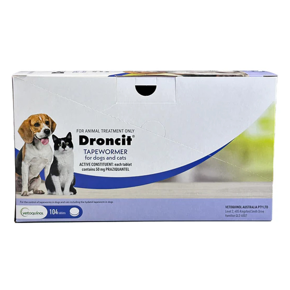 Droncit Tapewormer for Dog Supplies