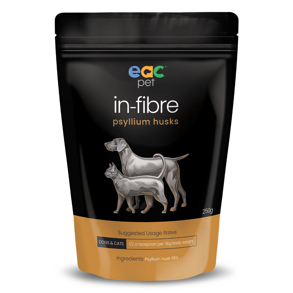 Eac In Fibre Psyllium Husks for horses, dogs & cats for Dog Supplies