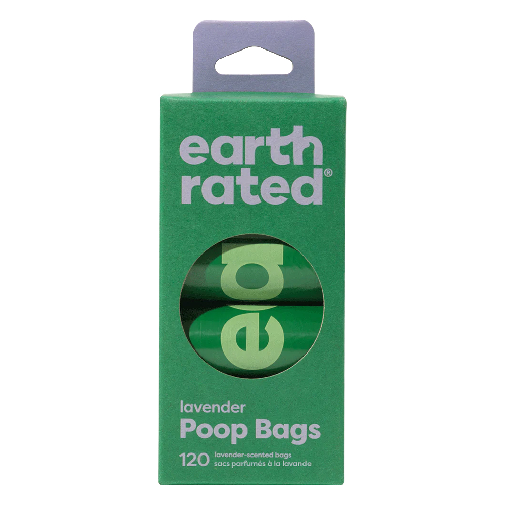 Earth Rated Dog Poop Bags Refill Rolls - Lavender Scented