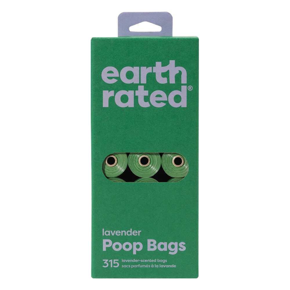 Earth Rated Dog Poop Bags Refill Rolls - Lavender Scented