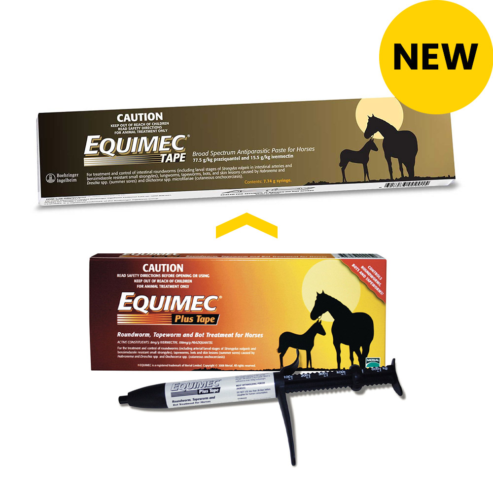 Equimec Tape Broad Spectrum Antiparasitic Paste for Horse