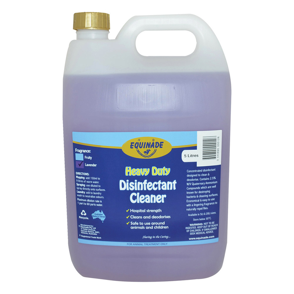 Equinade Heavy Duty Lavender Disinfectant Cleaner for Horses for Horse Supplies