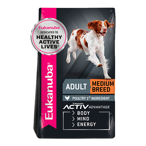 Eukanuba Adult Medium Breed Dry Dog Food  15 Kg