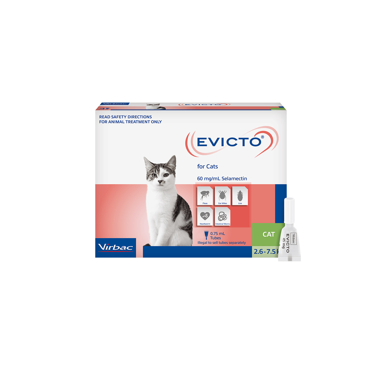 Evicto Spot-on (Selamectin) for Cat Supplies