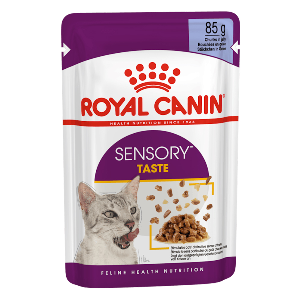 Royal Canin Sensory Taste In Jelly Adult Pouches Wet Cat Food 85 Gms 12 Pack