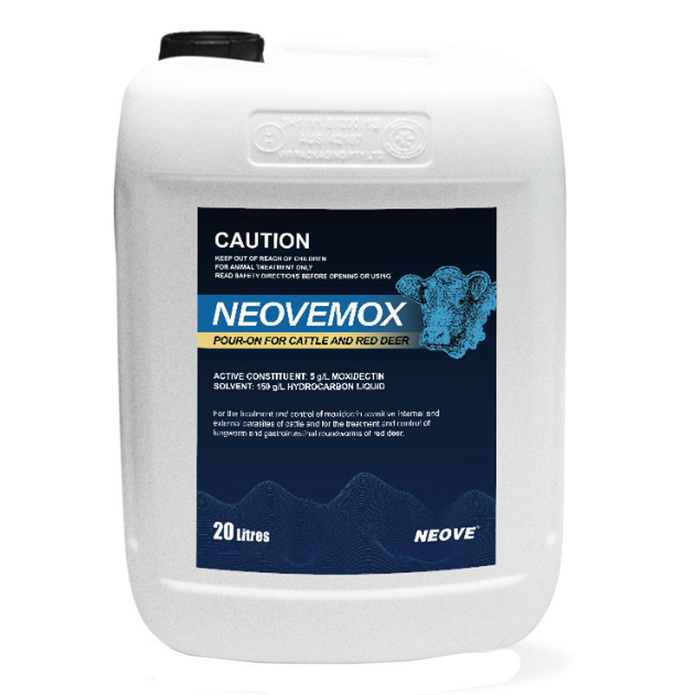 Neovemox Pour-On For Cattle and Red Deer