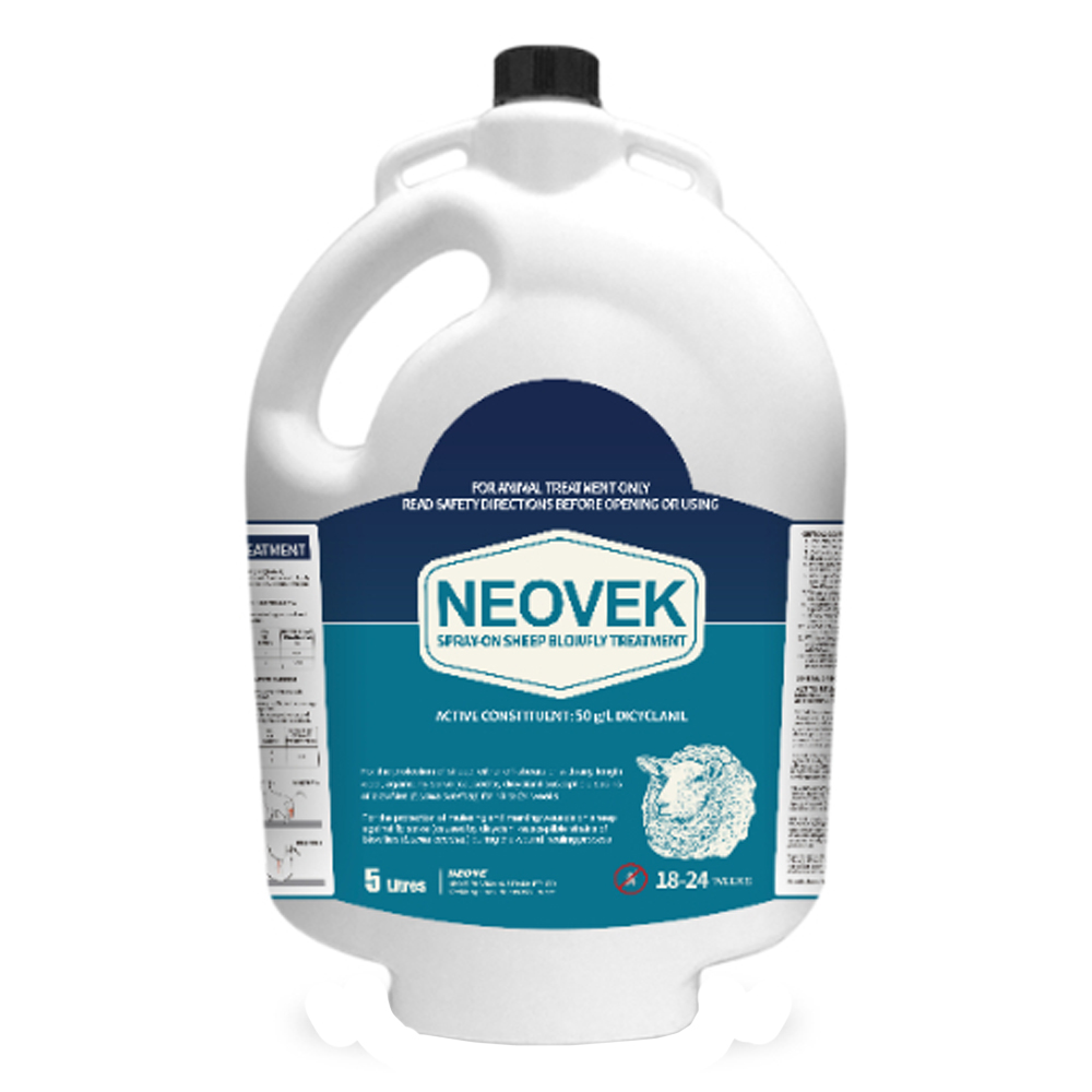 Neovek Spray-On Sheep Blowfly Treatment for Farm Animals