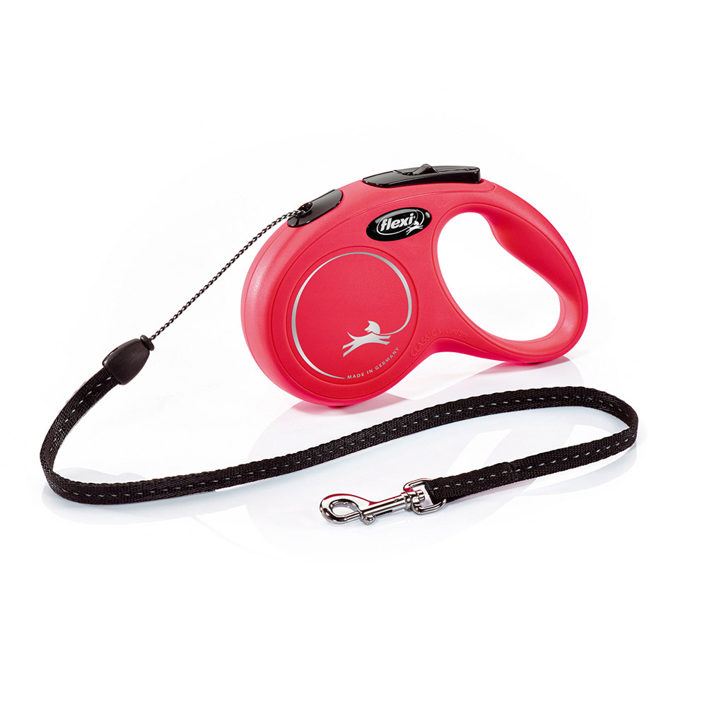 Flexi - Retractable Cord Lead - Red