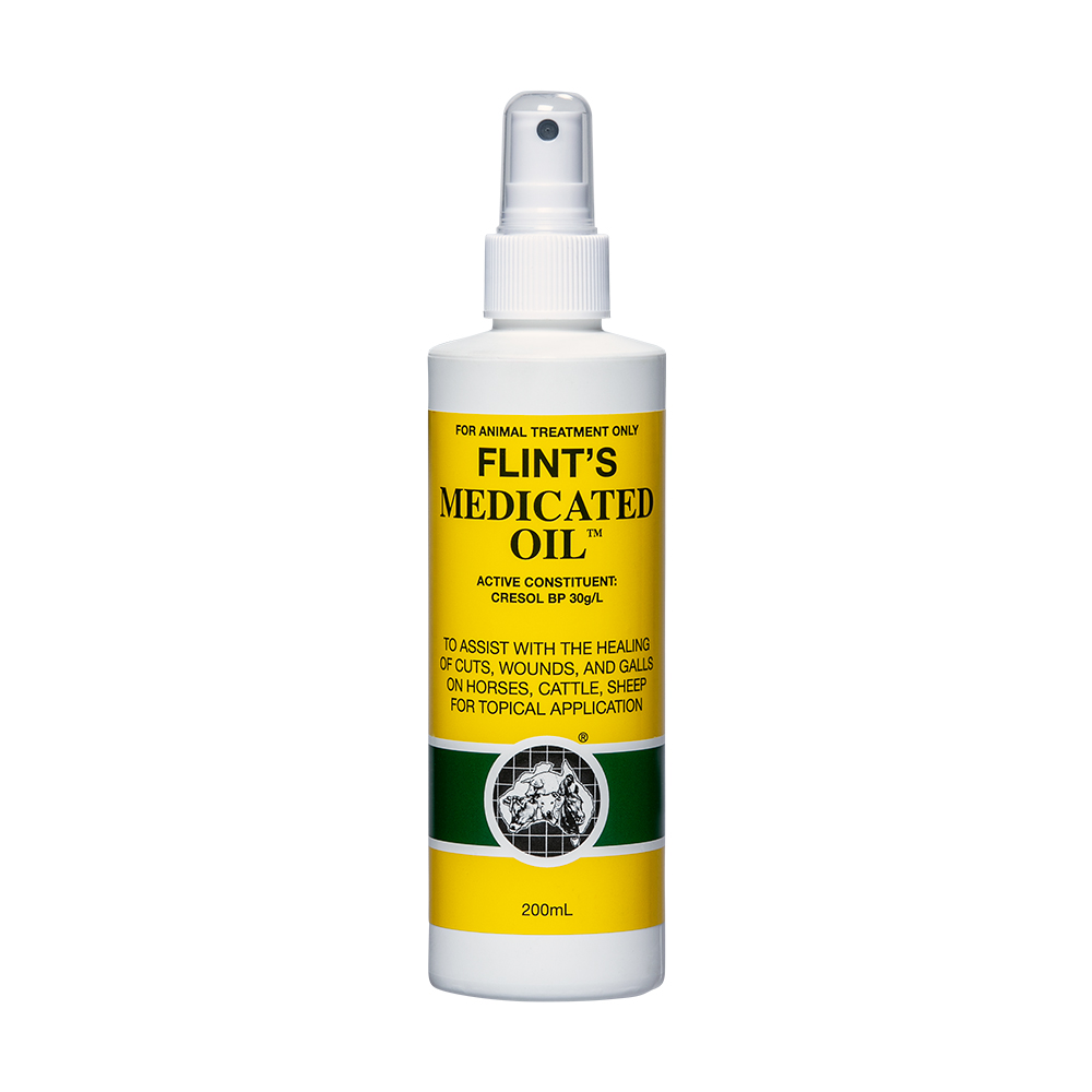 Flint's Medicated Oil for Horse Supplies