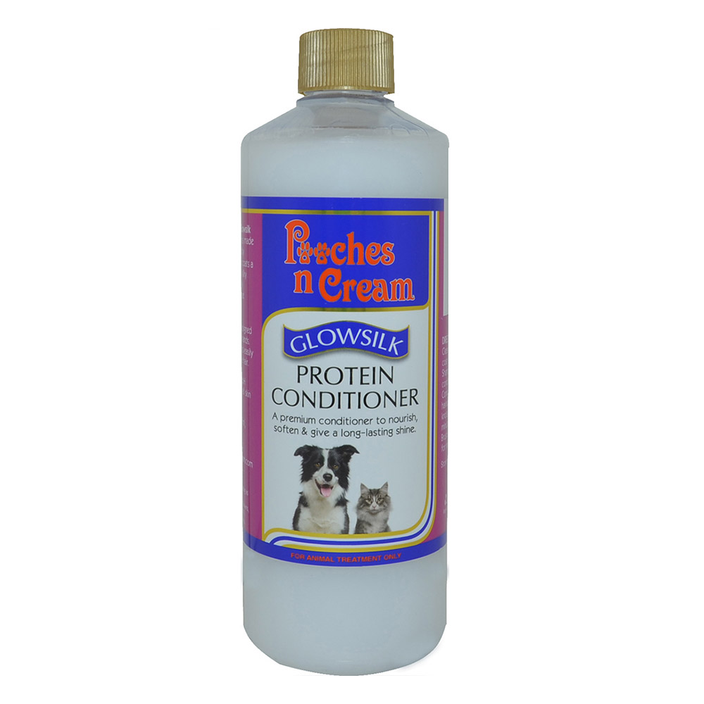 Equinade Pooches n Cream Glowsilk Protein Conditioner for Horse Supplies