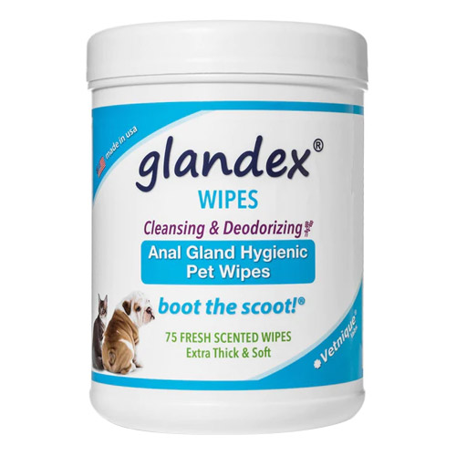 Glandex Anal Gland Hygienic Pet Wipes for Dog Supplies
