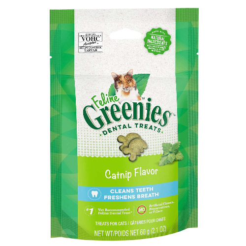 Greenies Feline Catnip Flavor Dental Cat Treats
