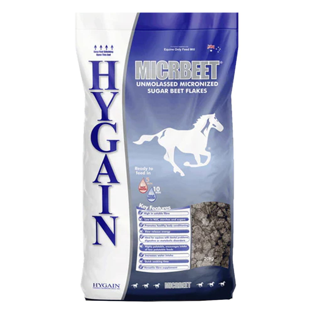 Hygain Micrbeet Unmolassed Micronized Sugar Beet Flakes Feed for Horse for Pet Foods