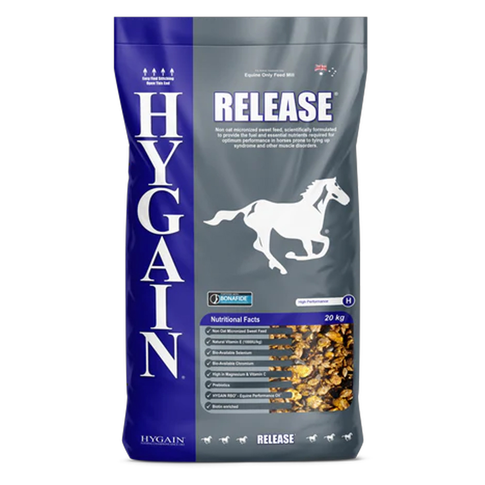 Hygain Release Micronized Sweet Feed for Horse for Pet Foods