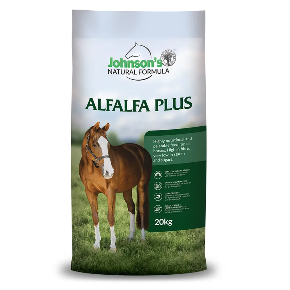 Johnson's Natural Formula Alfalfa Plus Feed for All Horses