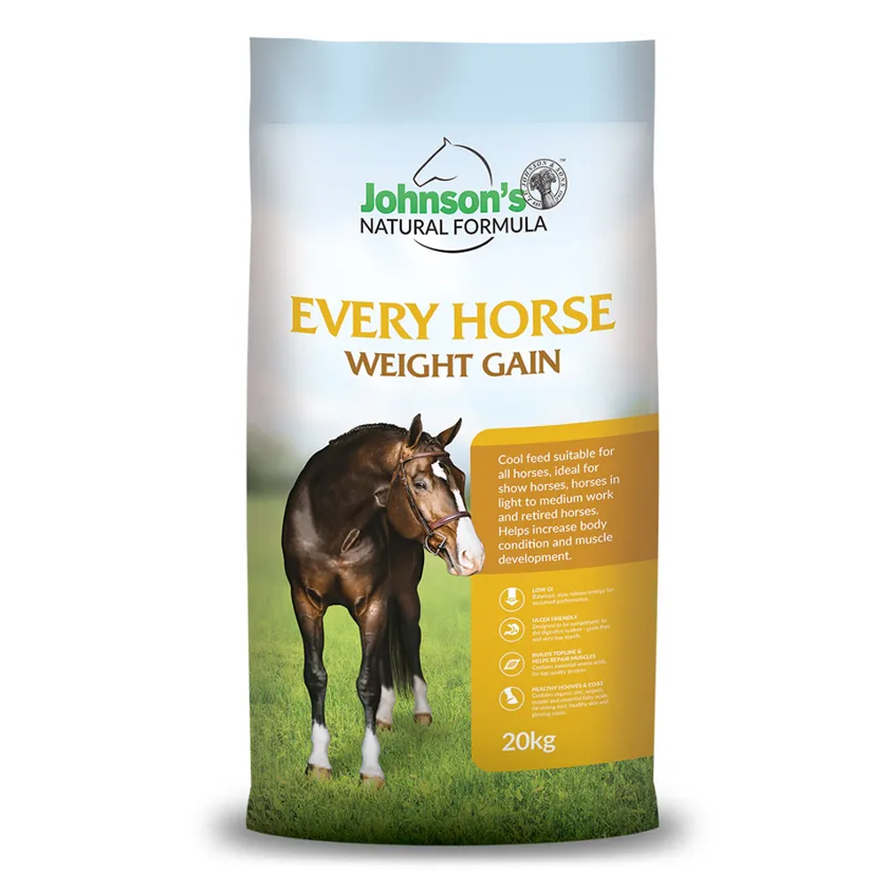 Johnson's Natural Formula Every Horse Weight Gain Feed for All Horses