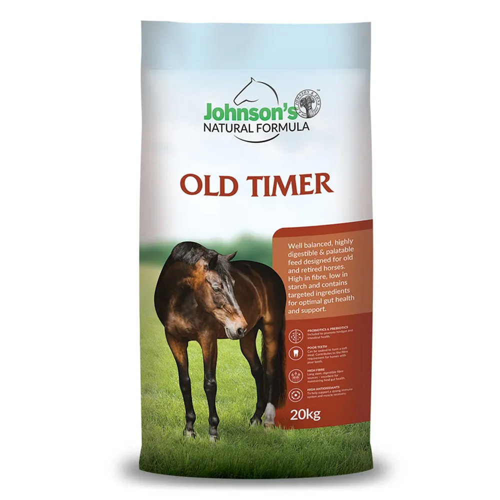 Johnson's Natural Formula Old Timer Feed for Horse