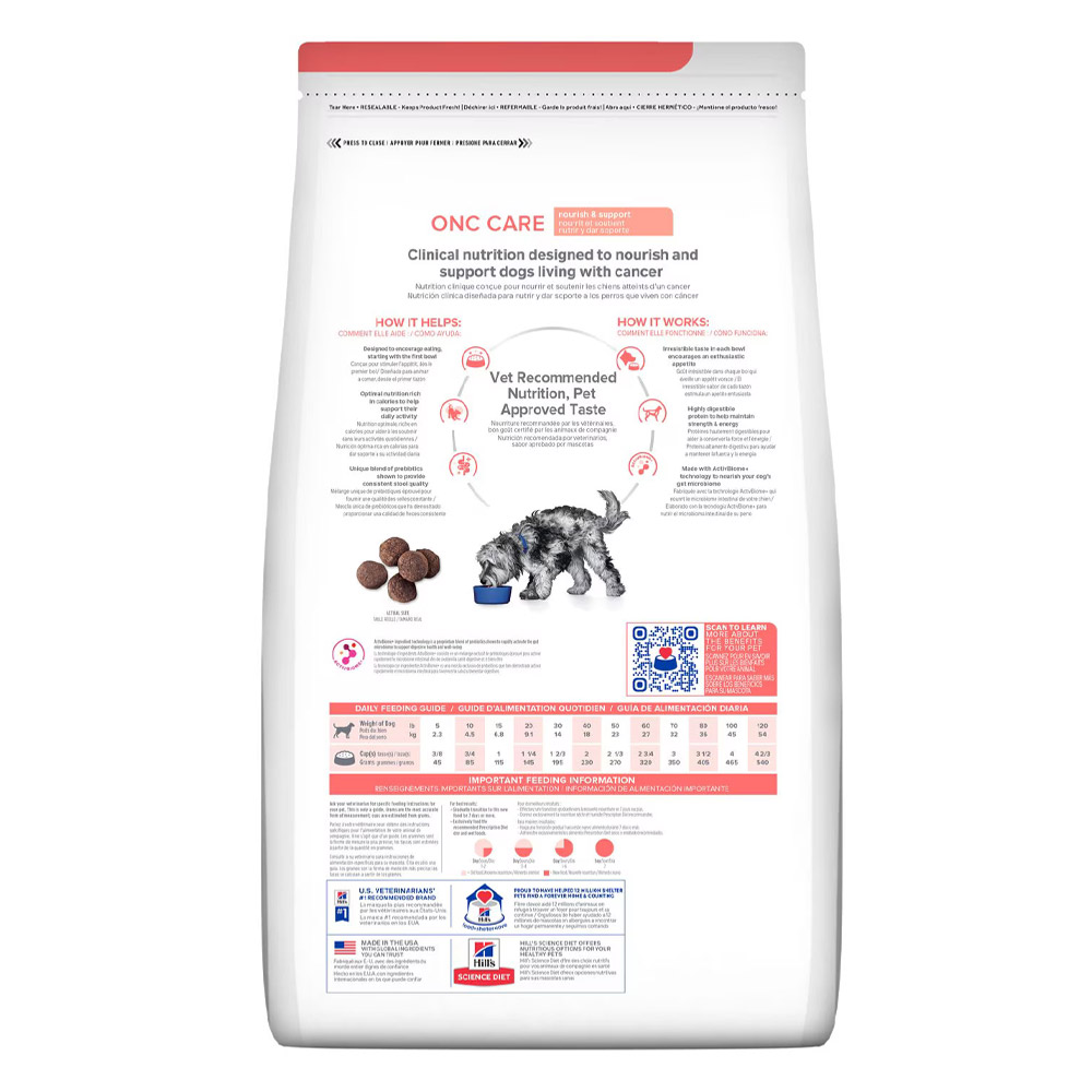 Hill's Prescription Diet ONC Care Nourish & Support with Chicken Dry Dog Food