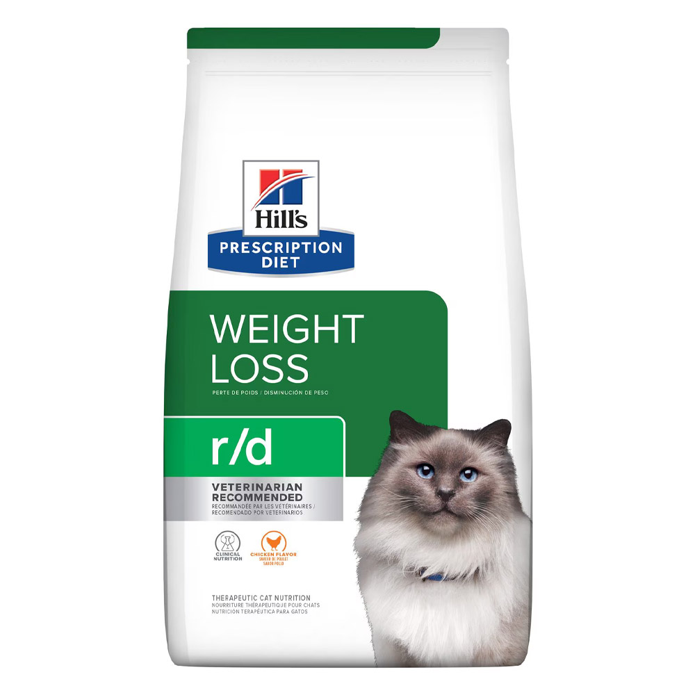 Hill's Prescription Diet R/D Weight Loss Chicken Flavour Dry Cat Food  3.9 Kg
