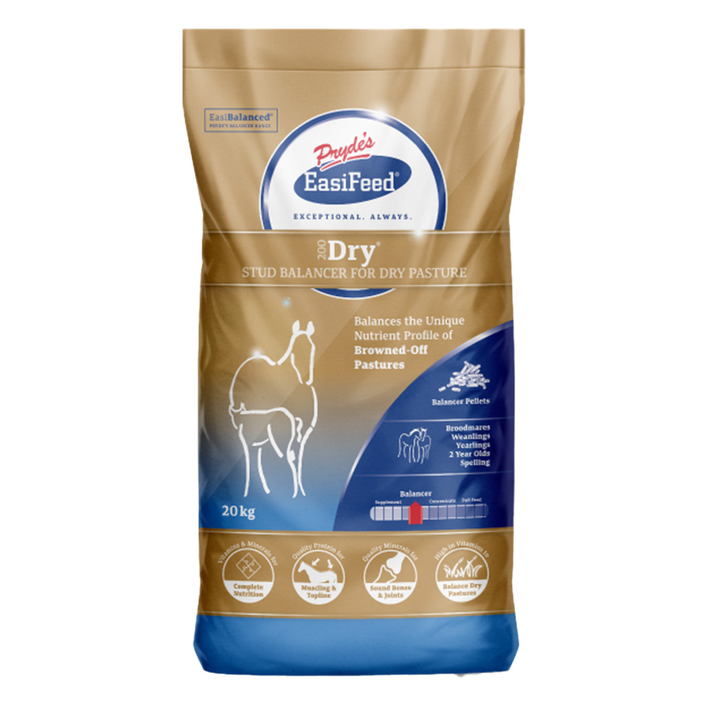 Pryde's EasiFeed 200 Dry Stud Balancer for Dry Pasture Horse Pellet