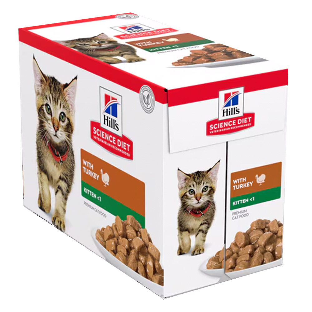 Hill's Science Diet Kitten Up to 1 Year with Turkey Wet Cat Food 85gm