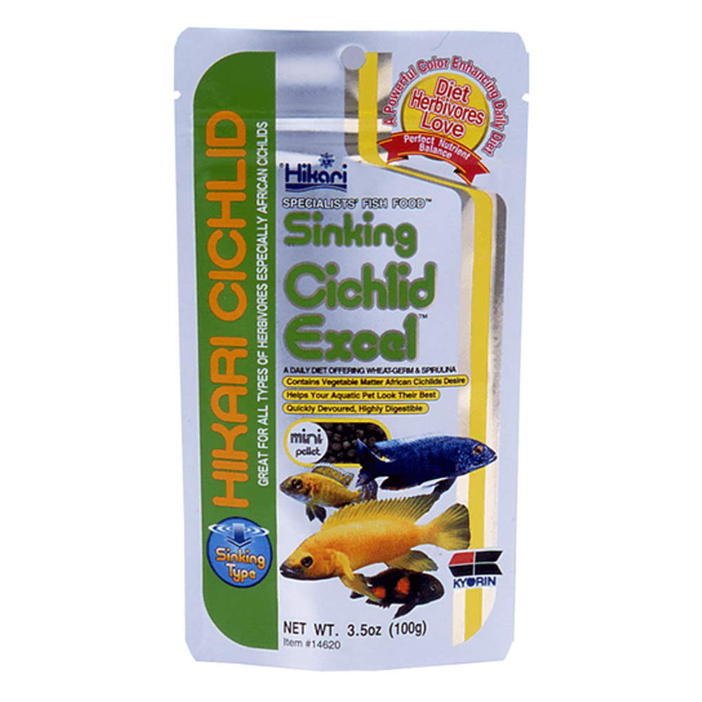 Hikari Sinking Cichlid Excel Fish Food - Mini