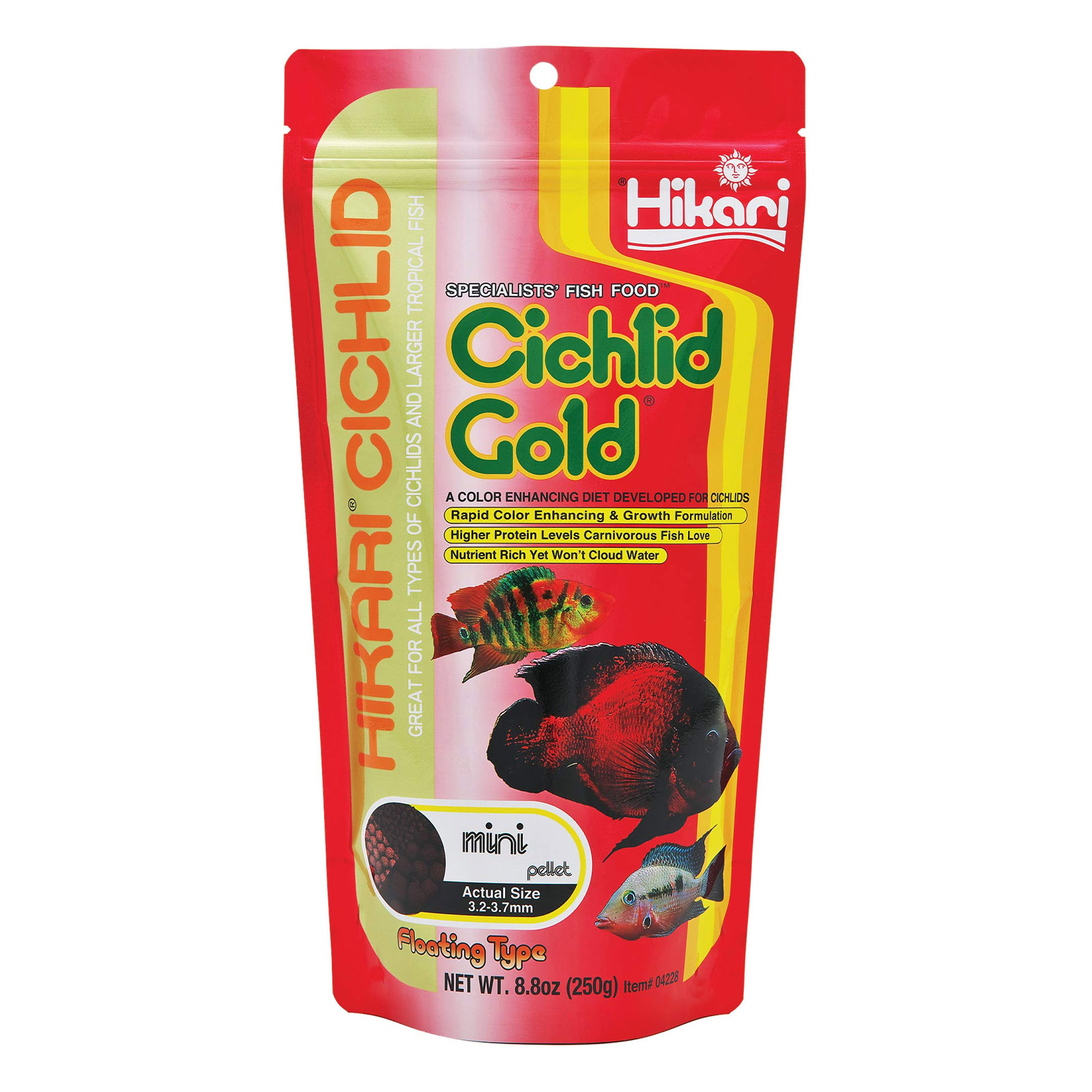 Hikari Cichlid Gold Color Enhancing Fish Food for Fish Supplies