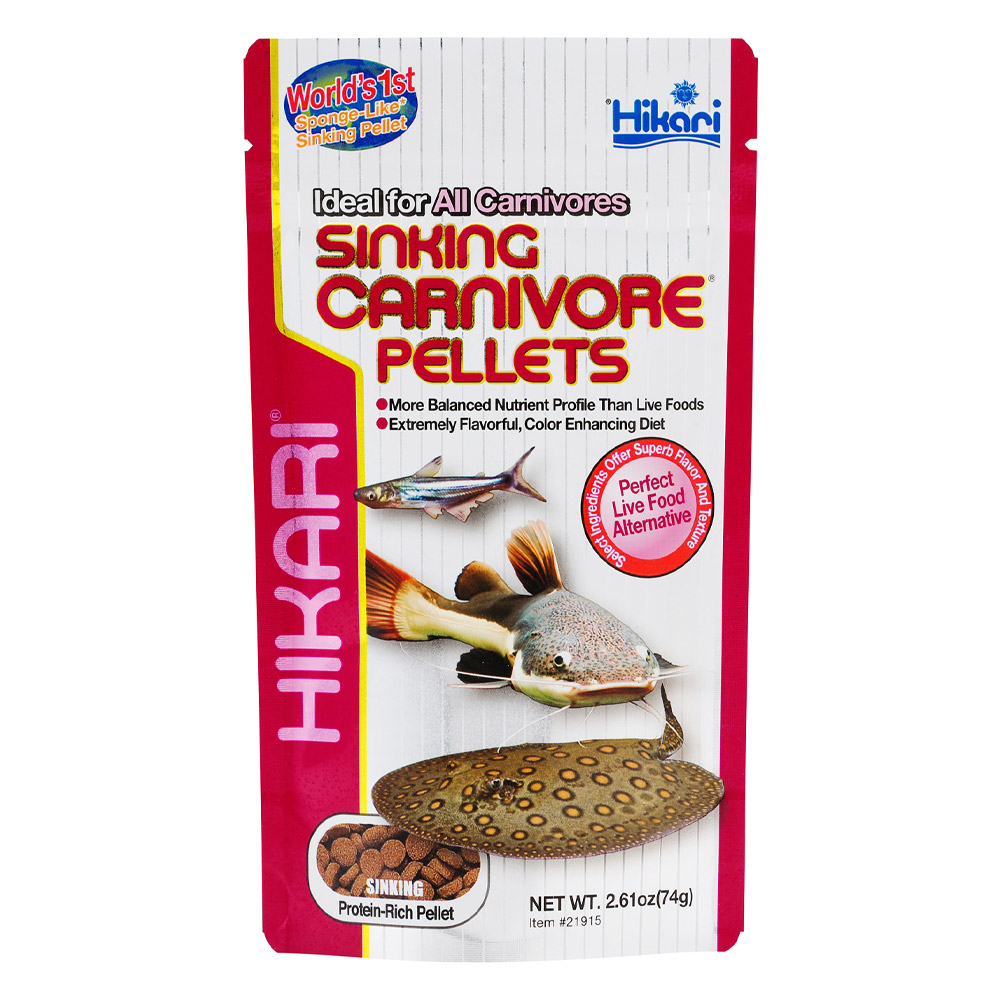 Hikari Sinking Carnivore Pellets Color Enhancing Fish Food for Fish Supplies