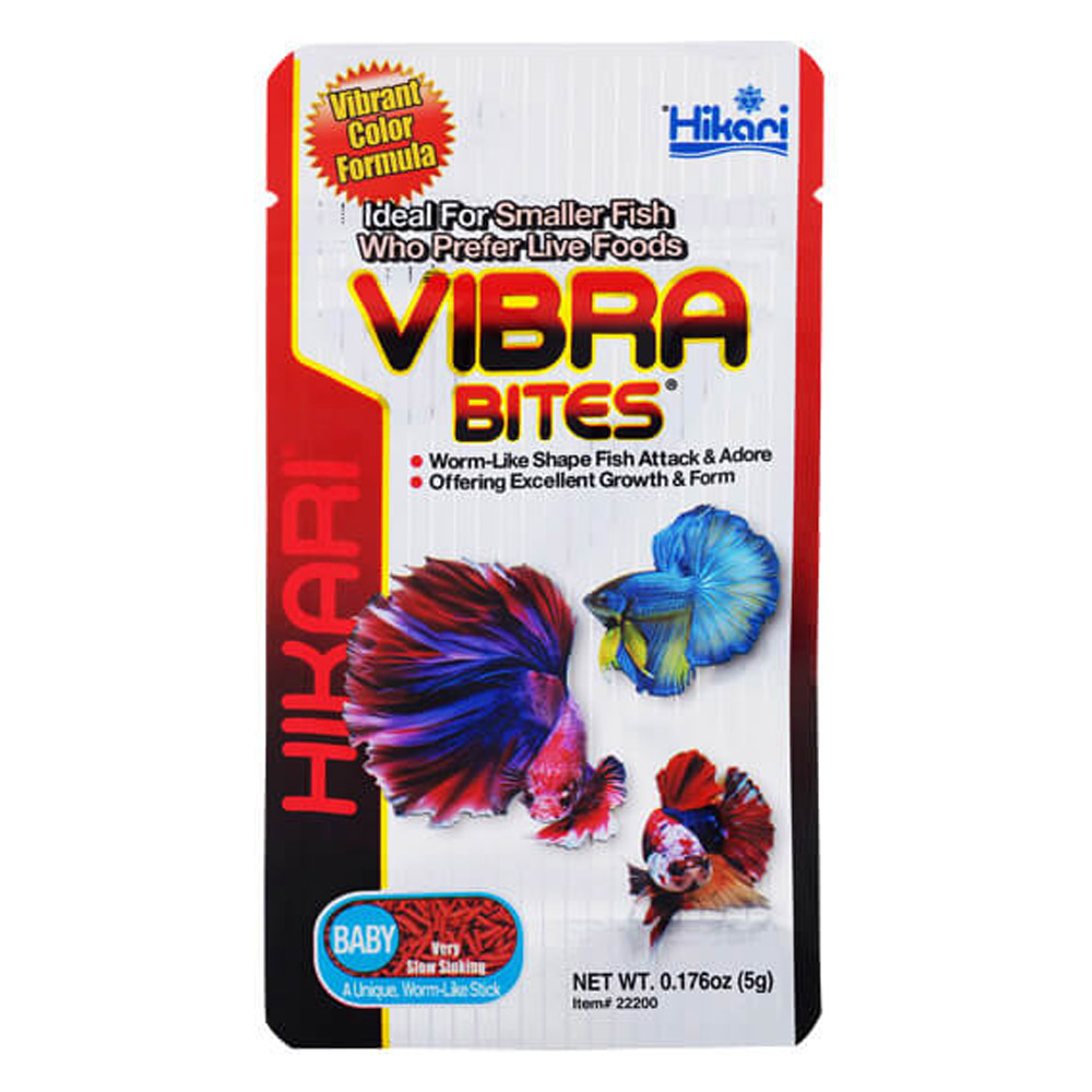 Hikari Vibra Bites Vibrant Color Smaller Fish Food for Fish Supplies