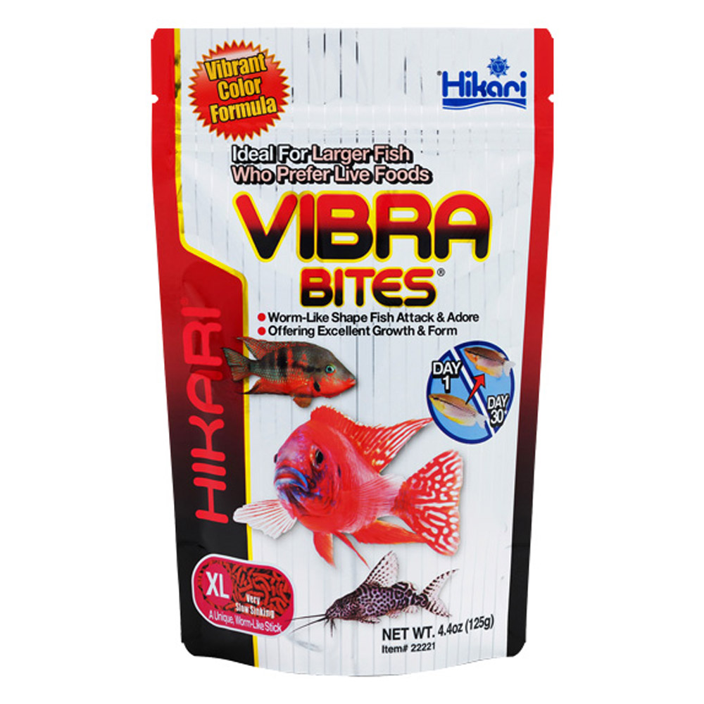 Hikari Vibra Bites Vibrant Color Larger Fish Food for Fish Supplies