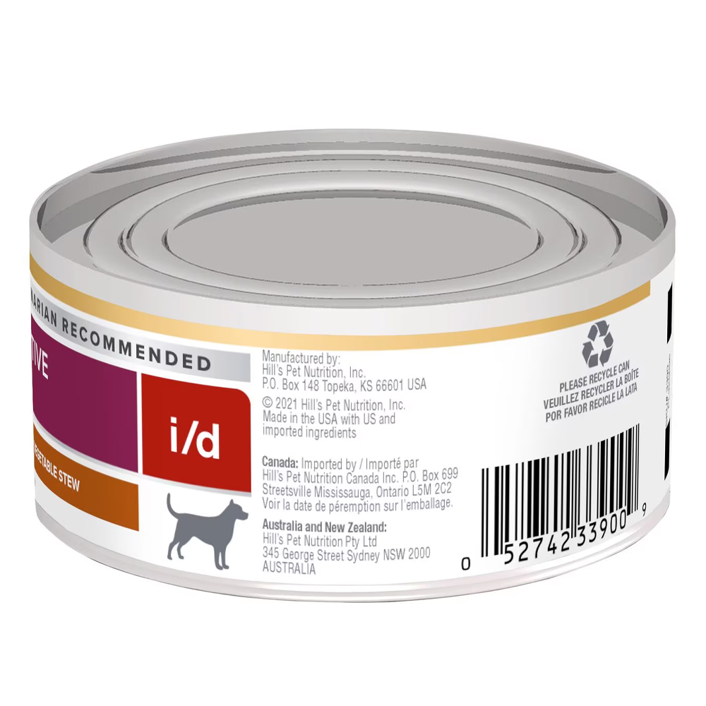 Hill's Prescription Diet Canine i/d Digestive Care Chicken & Vegetable Stew Wet Dog Food 156gm
