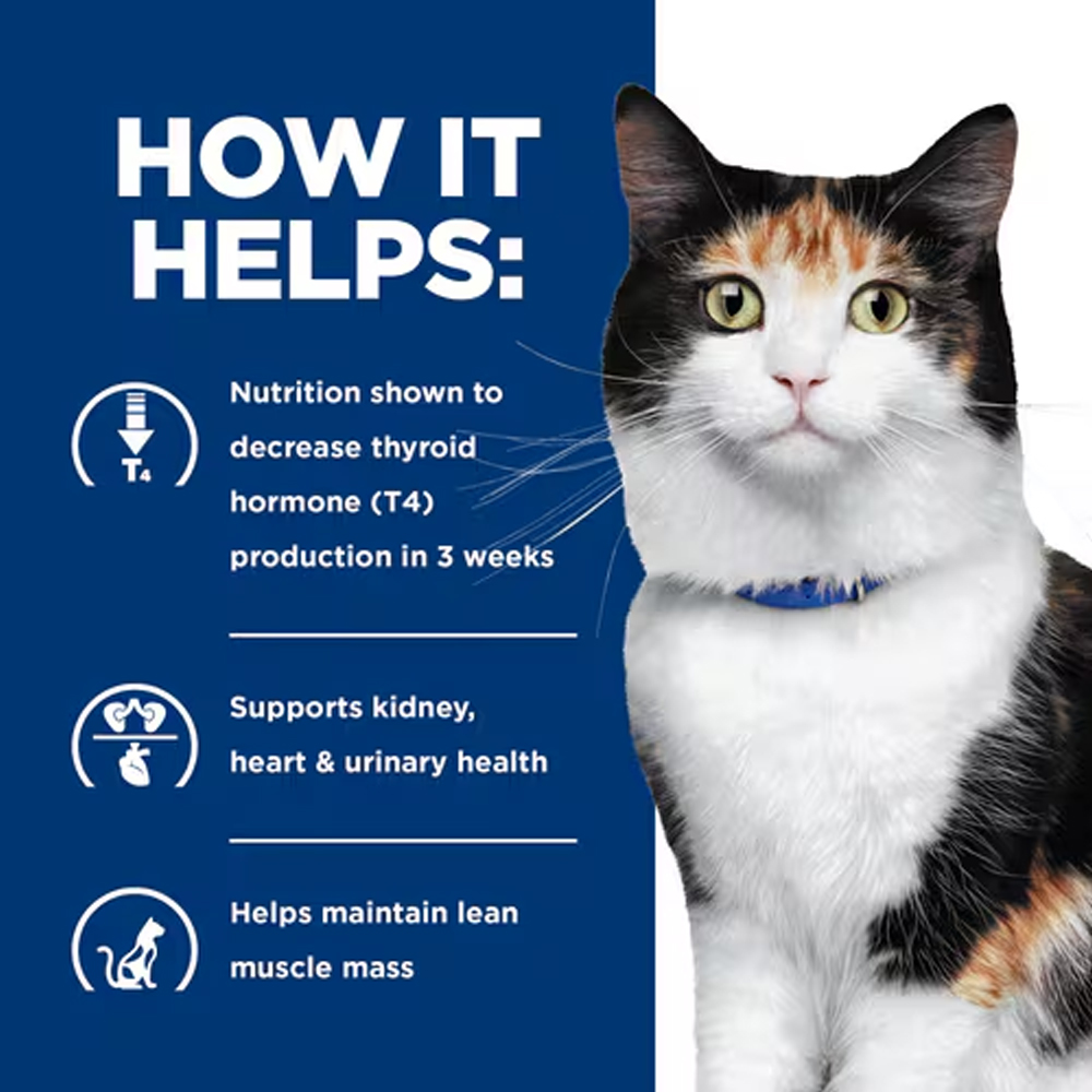 Hill's Prescription Diet y/d Thyroid Care Chicken Flavour Dry Cat Food