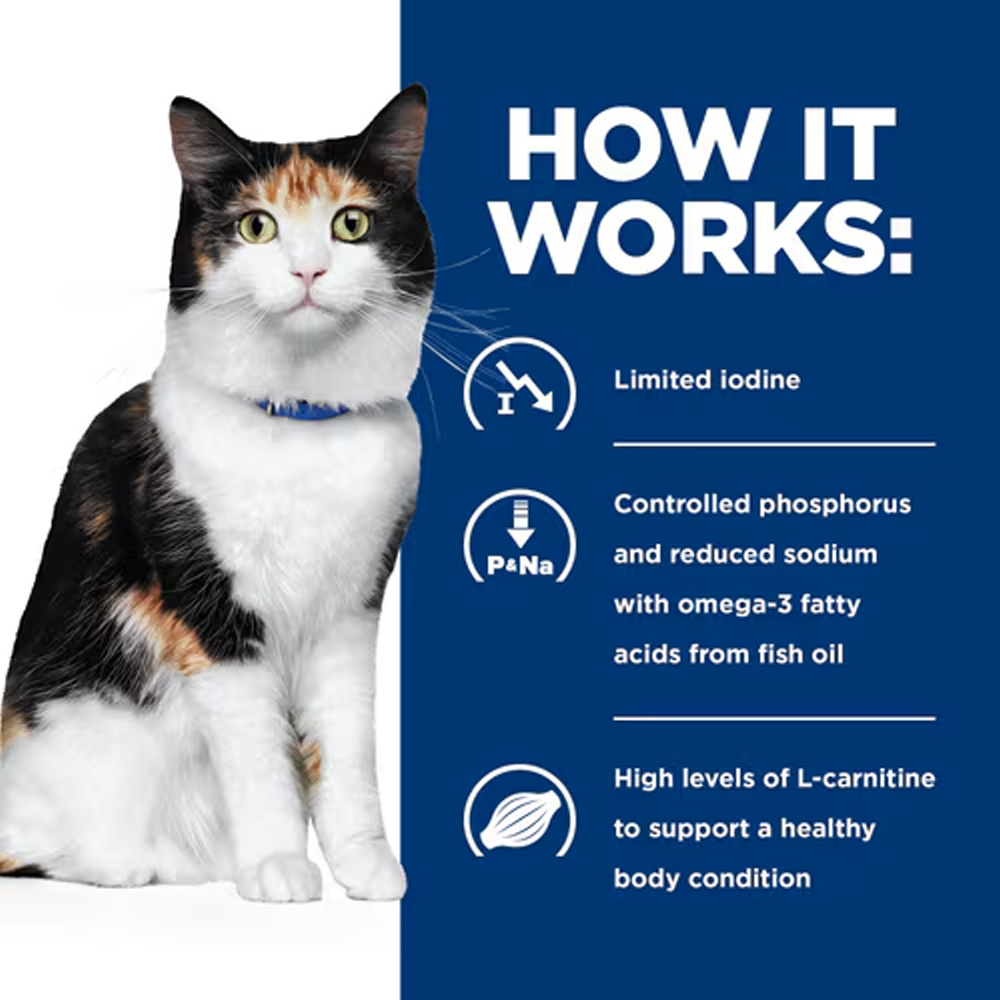 Hill's Prescription Diet y/d Thyroid Care Chicken Flavour Dry Cat Food