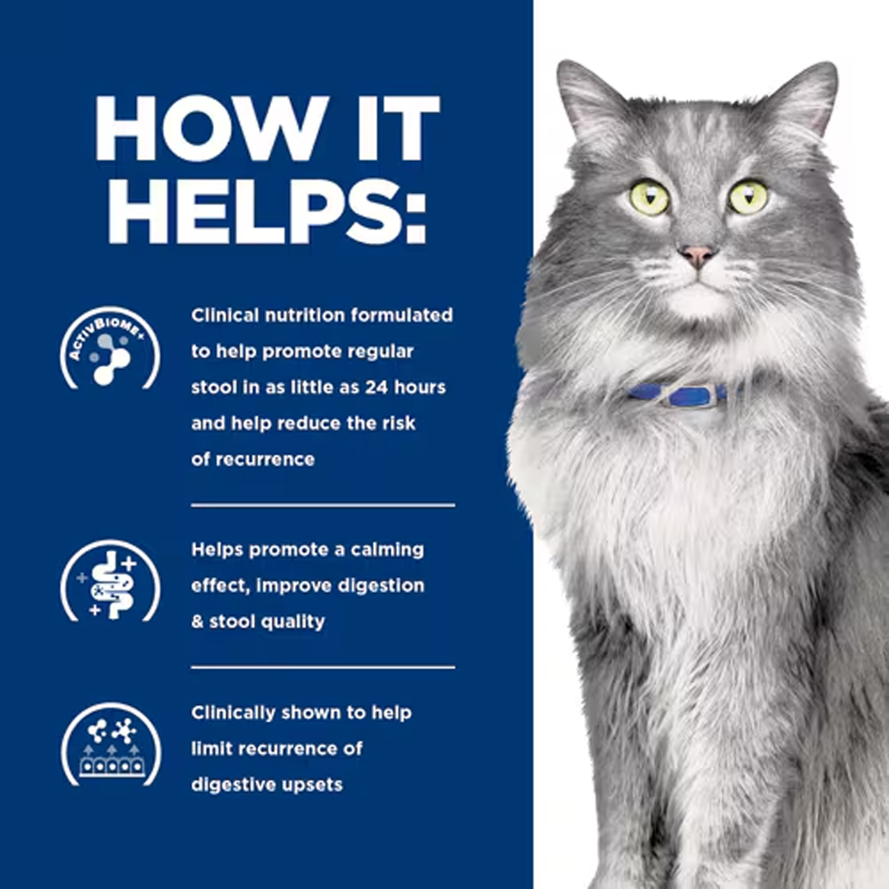 Hill's Prescription Diet Gastrointestinal Biome Digestive/Fiber Care Stress Chicken & Vegetable Stew Wet Cat Food 82gm