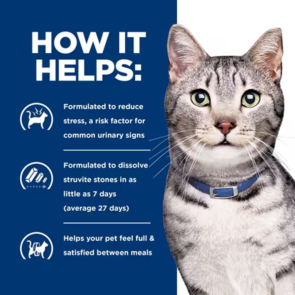 Hill's Prescription Diet c/d Multicare Stress Urinary + Metabolic Weight Chicken Flavour Dry Cat Food