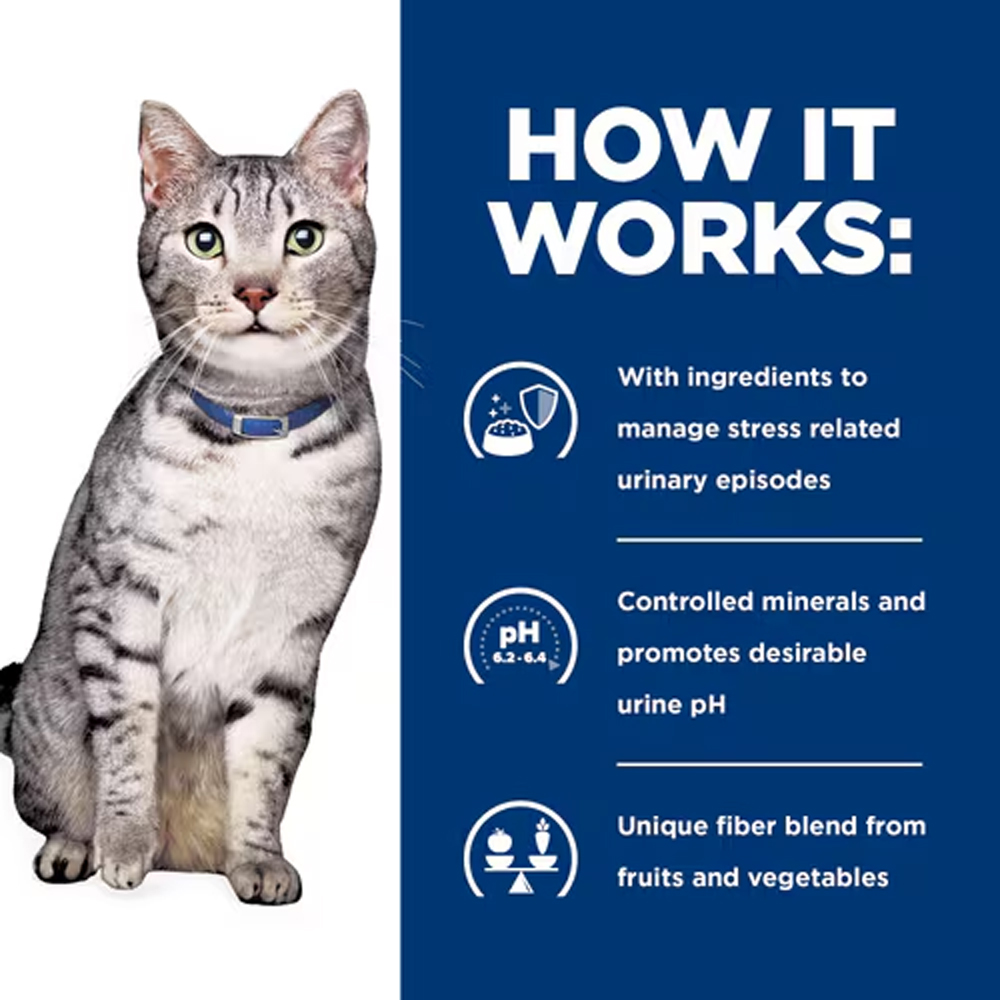 Hill's Prescription Diet c/d Multicare Stress Urinary + Metabolic Weight Chicken Flavour Dry Cat Food
