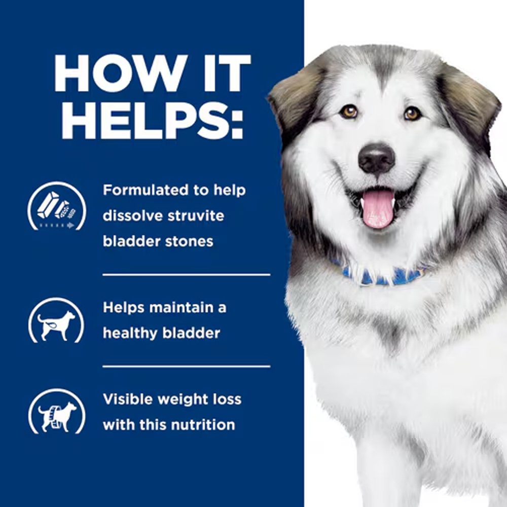 Hill's Prescription Diet c/d Multicare Urinary + Metabolic Weight Chicken Flavour Dry Dog Food