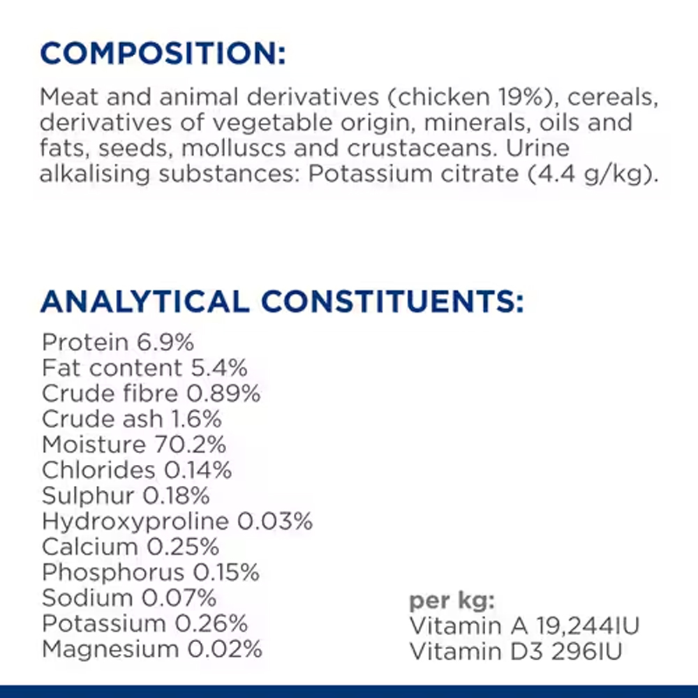 Hill's Prescription Diet c/d Multicare Urinary Care with Chicken Wet Dog Food 370gm