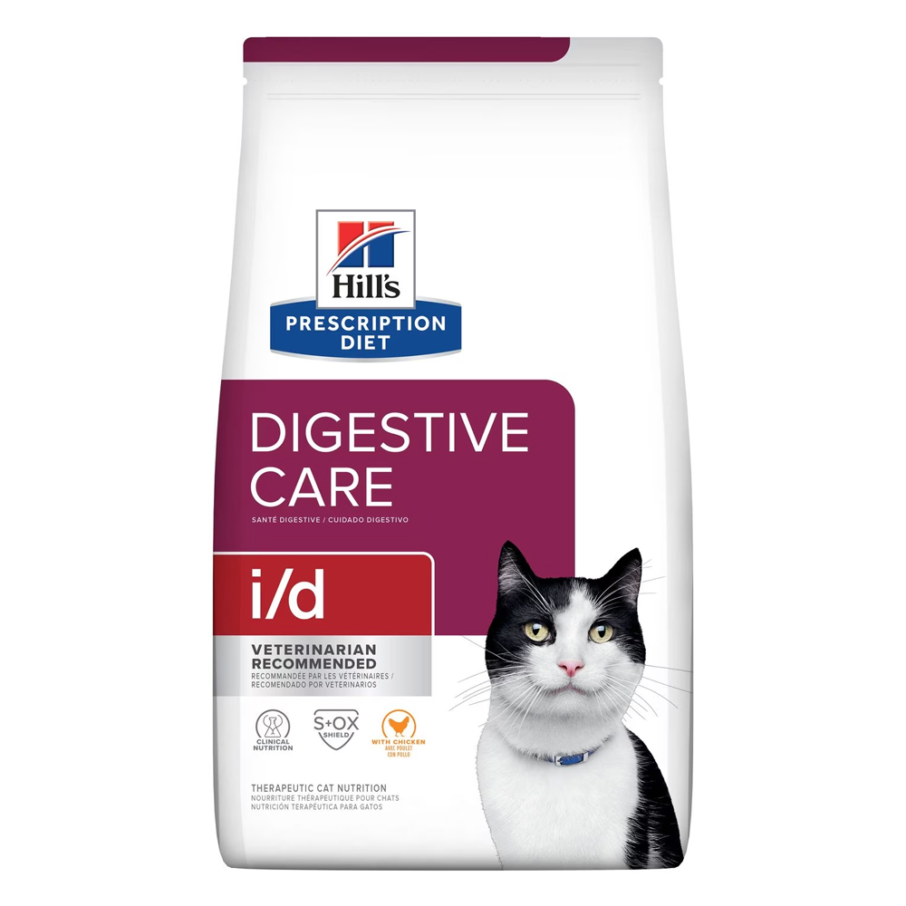 Hill's Prescription Diet I/D Digestive Care With Chicken Dry Cat Food  1.8 Kg