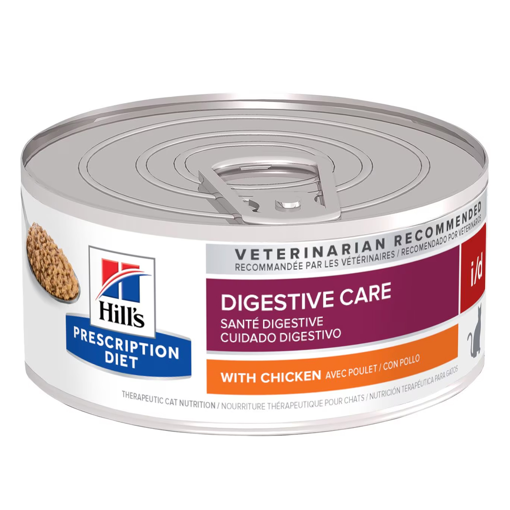 Hill's Prescription Diet i/d Digestive Care with Chicken Wet Cat Food 156gm