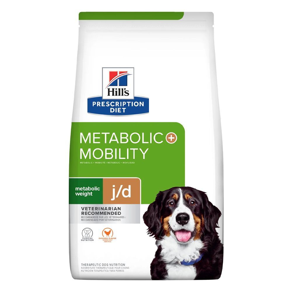 Hill's Prescription Diet Metabolic Weight + j/d Mobility Chicken Flavour Dry Dog Food