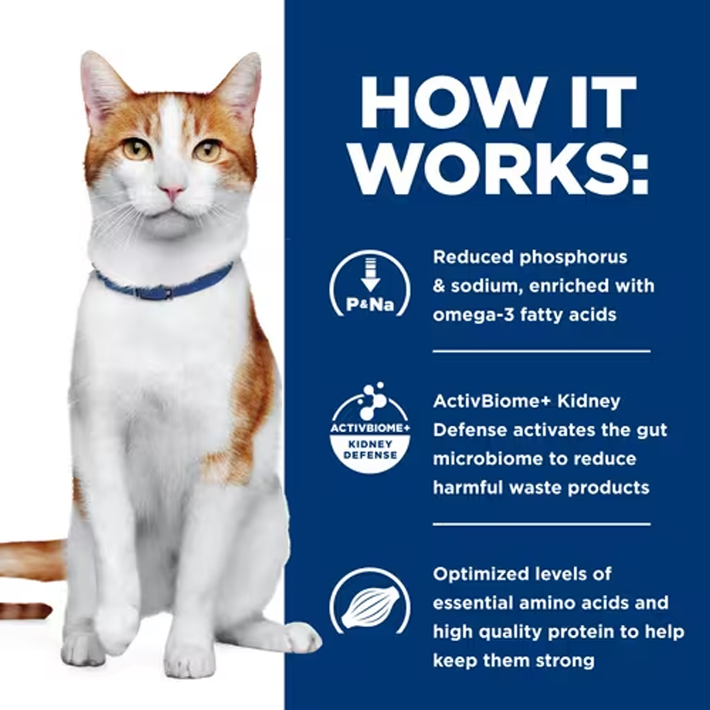 Hill's Prescription Diet k/d Kidney Care Stew with Chicken & Added Vegetables Wet Cat Food 82gm