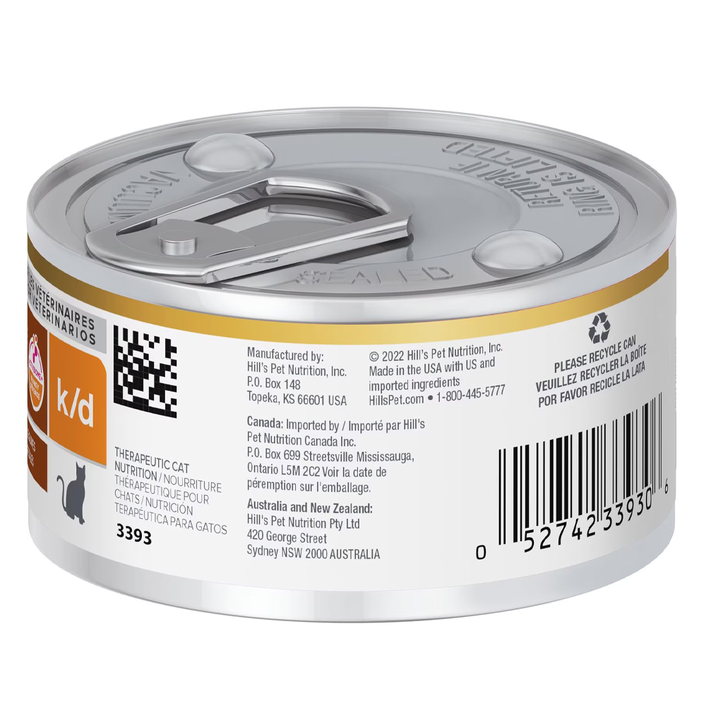 Hill's Prescription Diet k/d Kidney Care Stew with Chicken & Added Vegetables Wet Cat Food 82gm