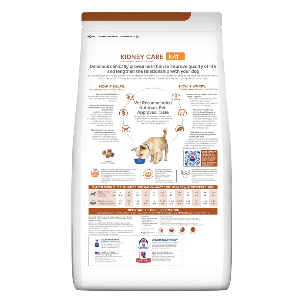 Hill's Prescription Diet k/d Kidney Care with Chicken Dry Dog Food