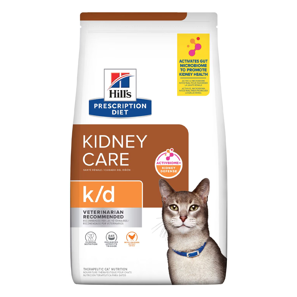 Hill's Prescription Diet K/D Kidney Care With Chicken Dry Cat Food  1.8 Kg