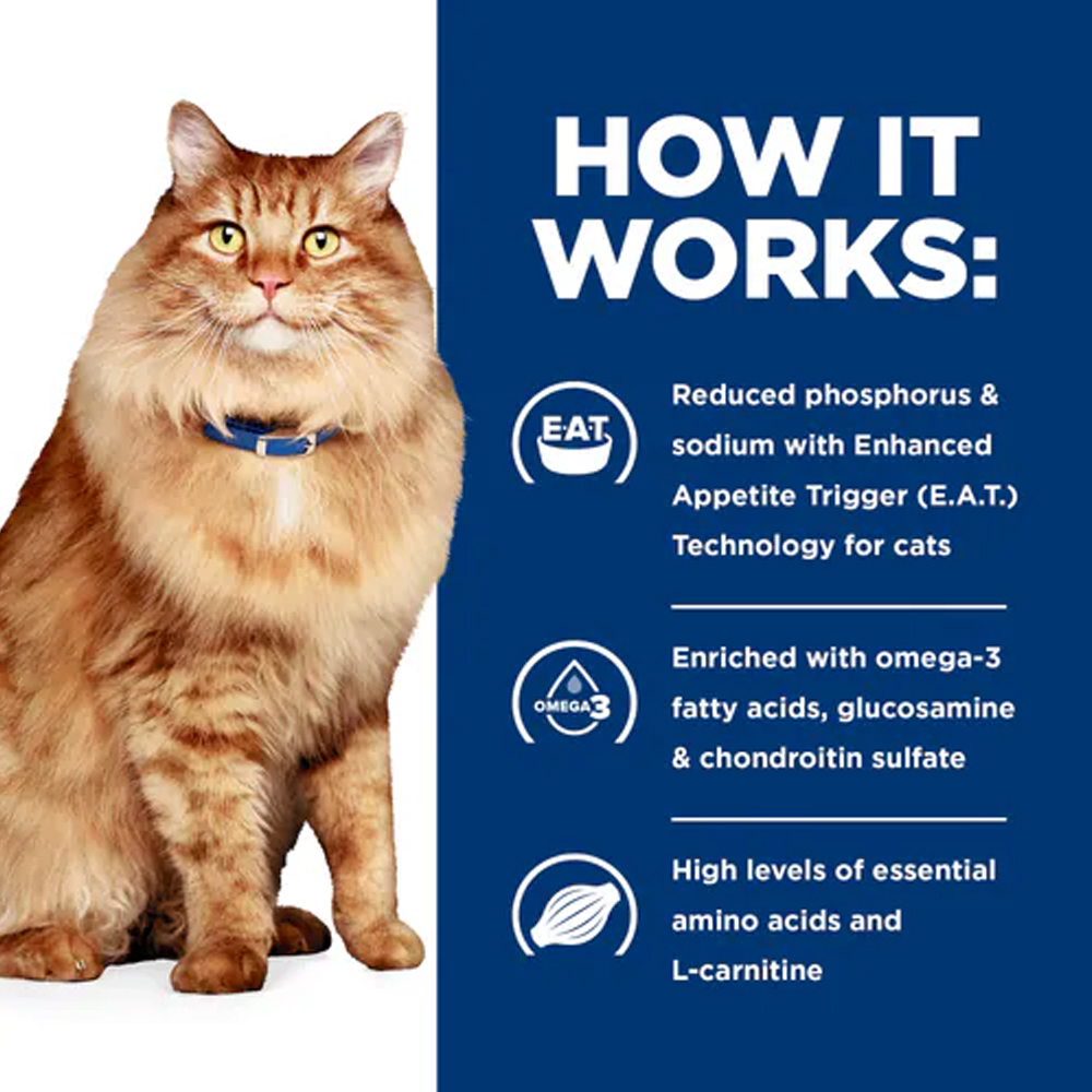 Hill's Prescription Diet k/d Kidney + j/d Mobility Chicken Flavour Dry Cat Food
