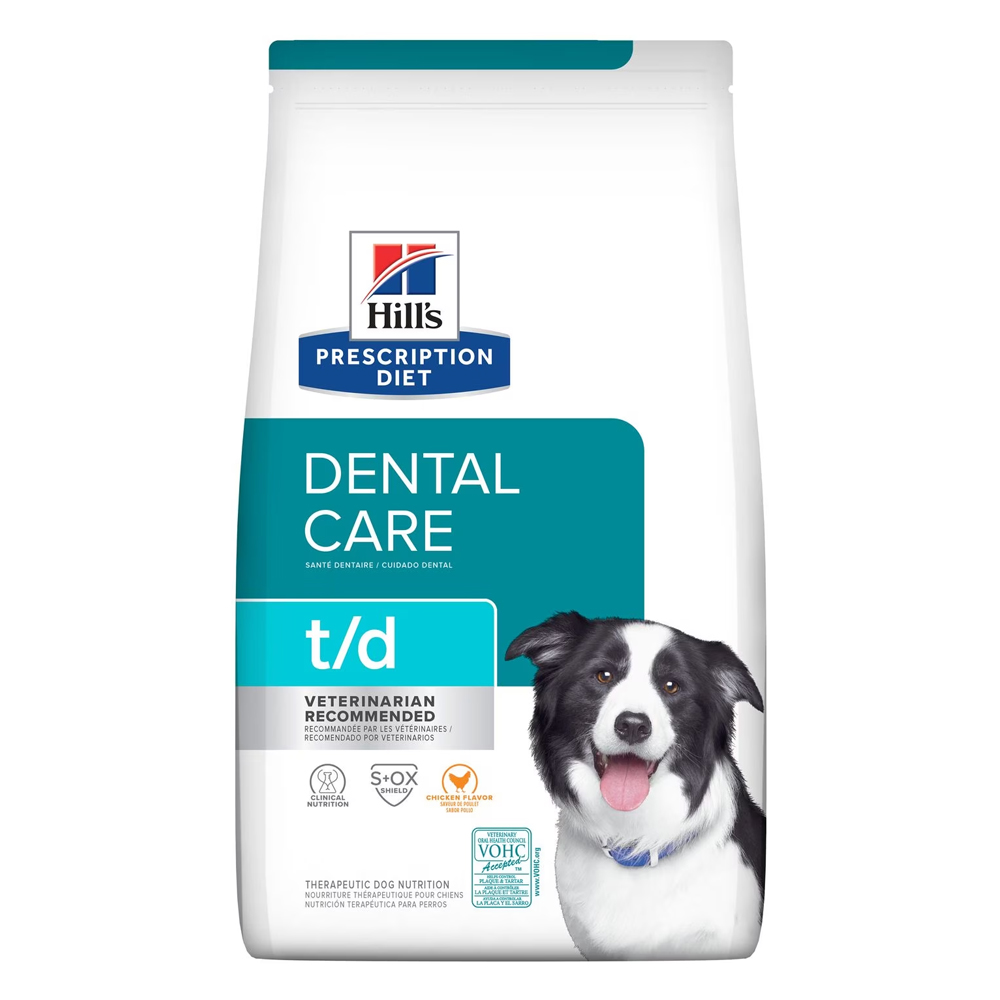 Hill's Prescription Diet T/D Dental Care Chicken Flavour Dry Dog Food  5.5 Kg