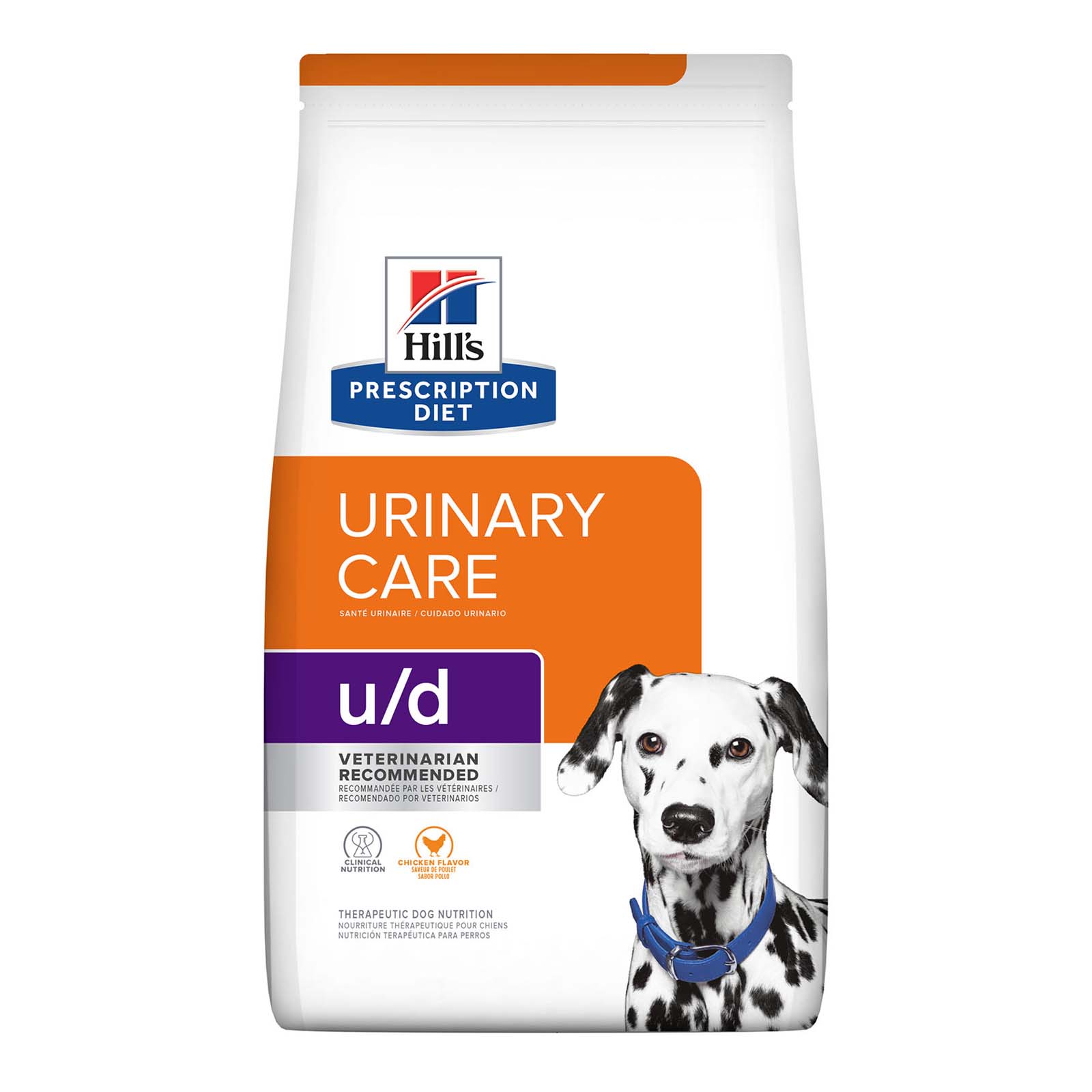 Hill's Prescription Diet U/D Urinary Care Chicken Flavour Dry Dog Food  12.5 Kg