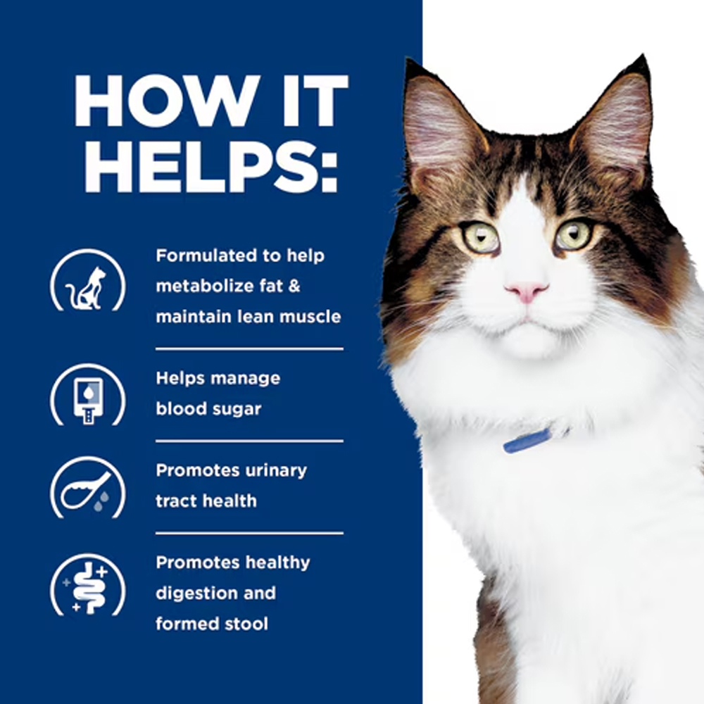 Hill's Prescription Diet w/d Multi-Benefit Chicken Flavour Dry Cat Food